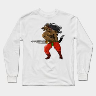 Wolf Warrior Long Sleeve T-Shirt